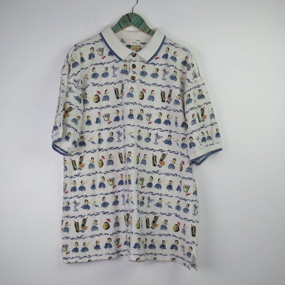 Kahala Hawaiian Islands Polo Sz XL - Picture 1 of 7
